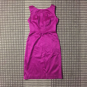 Banana Republic magenta sheath dress